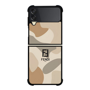 FENDI ROMA LOGO CAMO Samsung Galaxy Z Flip 4 Case Cover